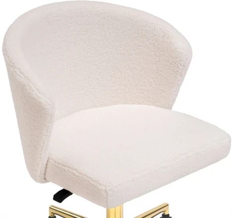 Компьютерное кресло Woodville Lika white teddy 15528