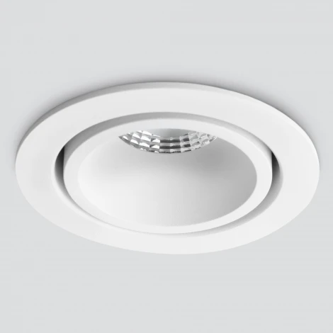 Встраиваемый точечный светильник Elektrostandard 15267/LED 7W 4200K белый/белый