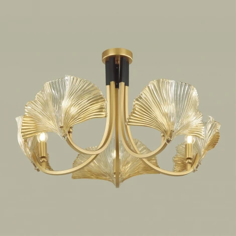Потолочная люстра Odeon Light Ventaglio 4870/5 (220V, на цепи, листья)