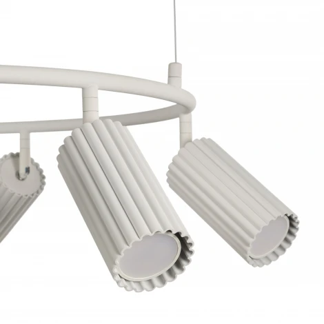 Подвесной светильник с гибким неоном MyFar Alex MR2171-6P (220V, на тросе, круглые)