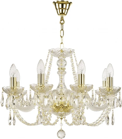 Подвесная люстра Art Classic 11.01 11.01.8.195.Gd.Sp (220V, на цепи, подсвечник, свеча)