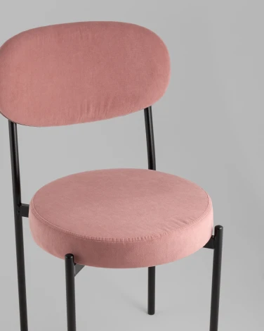 Стул Бриф Original N велюр пыльно-розовый Stool Group УТ000042625