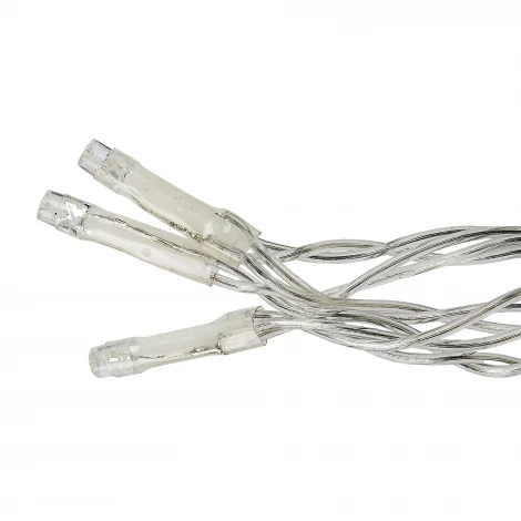 Бахрома светодиодная с эффектом мерцания, 50м. соединяемая, 880 светодиодов, теплый белый свет Uniel ULD-B50006-880/TTK WARM WHITE IP44