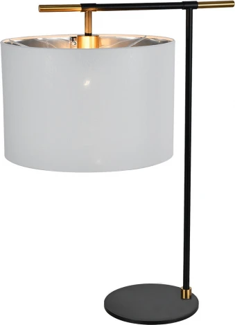 Настольная лампа Escada Idea 10186/L 1x60Вт E27, металл/ткань, чёрный (220V)