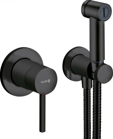 Гигиенический душ Kludi Bozz 389983976 со смесителем, С ВНУТРЕННЕЙ ЧАСТЬЮ