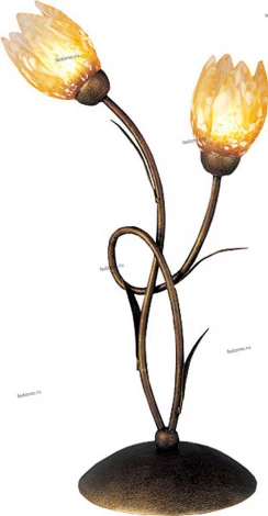 Интерьерная настольная лампа N-Light TX-0322 TX-0322/2 gold with clear red