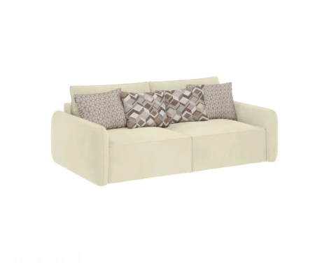 Диван прямой молочный D1 Портленд AAA4153014 Premier 01