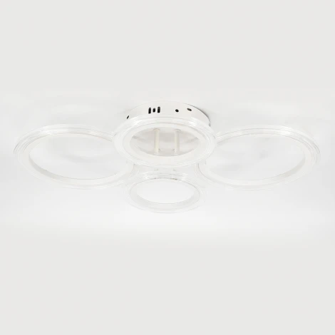 Потолочная люстра светодиодная Escada Avani 10258/4LED 55Вт, с ПДУ, металл/акрил, белый (220V)