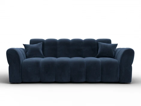 Диван-книжка Лига-111 (ДСП,ЛДСП,Велюр/Синий) Лига Диванов 136693