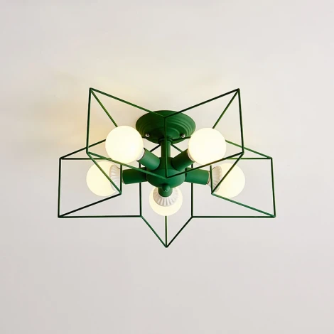 Потолочная люстра на штанге Asteri Green Imperiumloft Asteri01 (178357-26) (для детской, 220V)