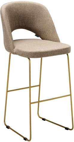 Стул бар Lars Браун/ЛинкЗолот R-Home арт.4101208h_БраунЗолот_БАР