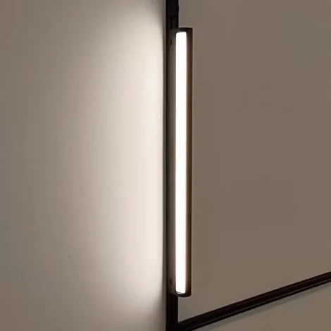 Трековый светильник магнитный 48V iLedex Vision48/25 SMART 4825-040-L497-24W-110DG-BK (регулировка яркости, управление смартфоном, умный дом - Алиса)