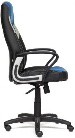 Кресло INTER кож/зам/ткань, черный/синий/серый, 36-6/С24/14 Tetchair 12018