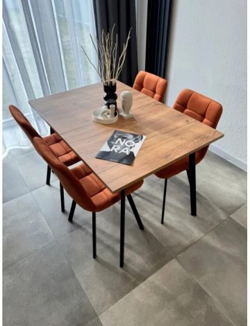 Кухонный стол Notta Кортни (Металл/Черный) арт.619216