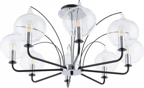 Потолочная люстра на штанге Arte Milano Napoli-321007 321007/8 BK.CR (220V)