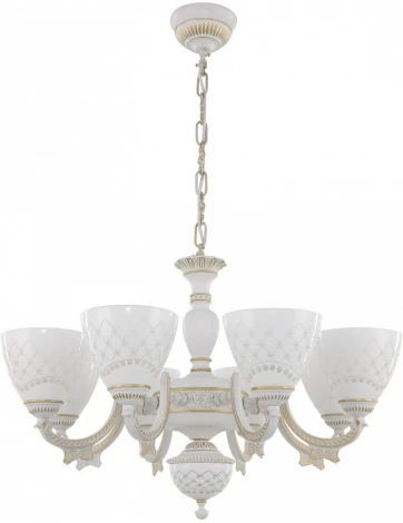 Подвесная люстра Arte Milano AM343837 343837/8 WT+G (220V, на цепи)