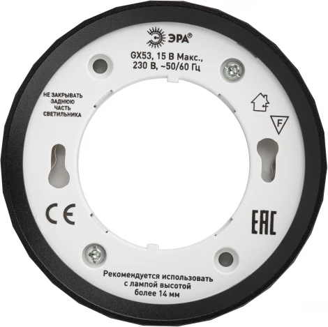 Точечный светильник ЭРА OL39 BK (220V)