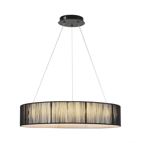 Подвесной светильник Lumion Kava 8371/40L черный, металл/текстиль/силикон LED 40W 3000/4000/6000K 220V