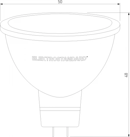Лампочка светодиодная белая полусфера G5.3 7W Elektrostandard BLG5314
