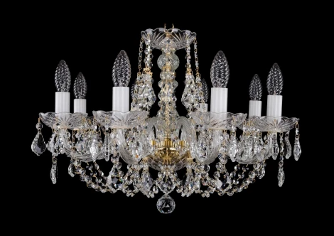 Подвесная люстра Bohemia 1406 1406/8/195/G/Leafs