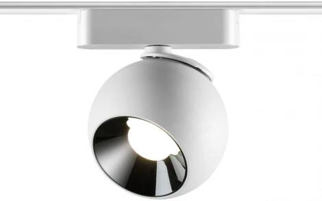 Трековый светильник Novotech Smal 359267 SHINO белый для низковольтного шинопровода IP20 LED 12W 48V 960Лм 3000К (шар)