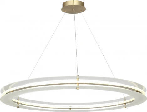 Подвесной светильник ST Luce Fagy SL6245.213.01 золотистый/Прозрачный LED 1*70W 4000K (220V, на тросе, круглые)