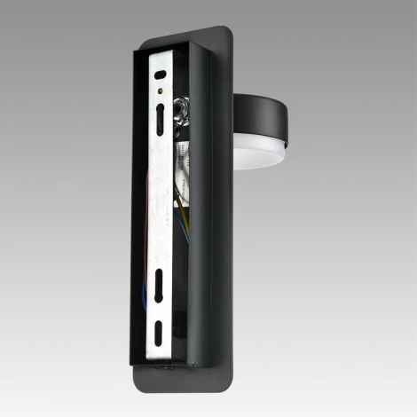 Настенный светильник Lumion Leland 8264/1W металл, черный/дерево GX53 LED 1*7W 220V (выключатель)