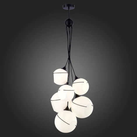 Подвесной светильник Evoluce Satturo SLE103143-06 (220V, на проводе, шарики)