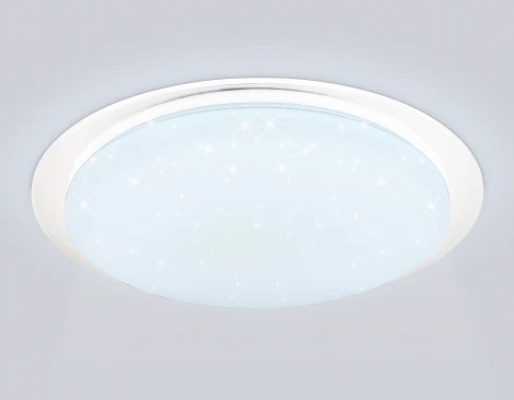 Потолочный светильник круглый светодиодный с пультом (Ночной режим, С таймером) Ambrella Orbital FZ770 RGB