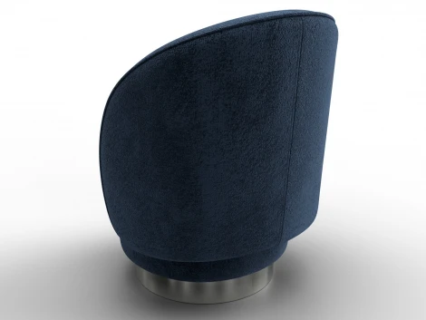 Кресло Лига-108 (Фанера,ДСП,Брус,Велюр/Синий) Лига Диванов 136471