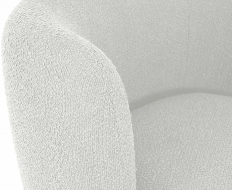 Кресло Lucca ОГОГО (арт.853034), (Букле,Ткань,Рогожка/Бежевый)