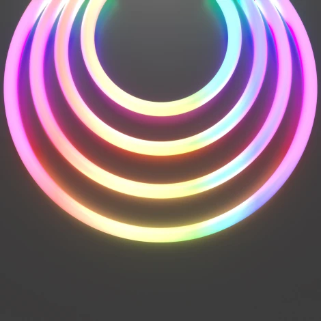 Гибкий неон Nemo Maytoni Круглый 360° 20304 D25 24В 17,2Вт/м RGBW 3000К IP65 5м