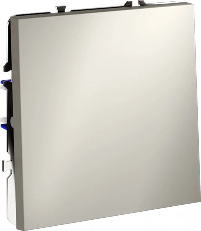 Выключатель с самовозвратом одноклавишный (кашемир) Voltum S70 VLS010603