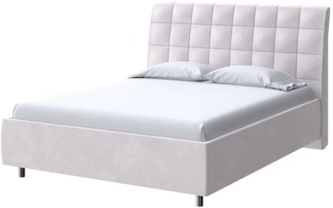 PROxSON Кровать Volumo без основания (Ткань: Велюр Casa Лунный) 160x190