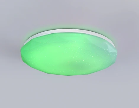 Потолочный светильник RGB круглый светодиодный с пультом Ambrella ORBITAL FZ417 (220V, круглые)