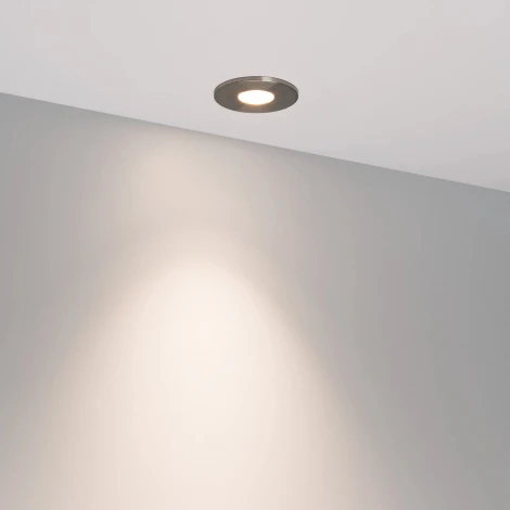 Встраиваемый точечный светильник MS-GLORY-BUILT-R54-5W Day4000 (NI, 38 deg, 230V) (Arlight, IP54 Металл) 047288 (LED)