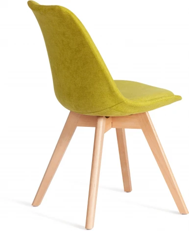 Стул TULIP SOFT (mod. 053V) / 2 шт. в упаковке Tetchair (Дерево,Пластик,Ткань/Зеленый) арт.24518