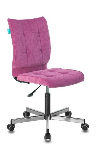 Кресло Бюрократ CH-330M/LT-15 без подлокотников малиновый крестовина металл Stool Group арт.УТ000002993