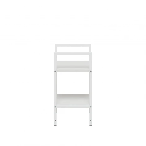 Стеллаж Leset Стилвуд 12 узкий, 2 полки 4687207095792 Металл, Белый