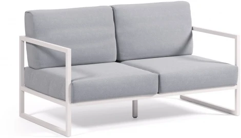 Диван La Forma (ex Julia Grup) Comova (Синий,Белый/ Искусственные волокна,Металл,Алюминий,Пена,Полипропилен)