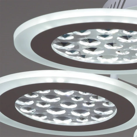 Потолочная люстра светодиодная на штанге с пультом регулировкой яркости и цветовой температуры Reluce 20491-0.3-05 WT (220V)