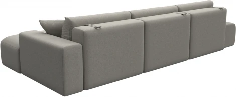 Диван угловой Лига-036 НПБ Модерн Лонг правый угол Лига Диванов (Рогожка) арт.125470