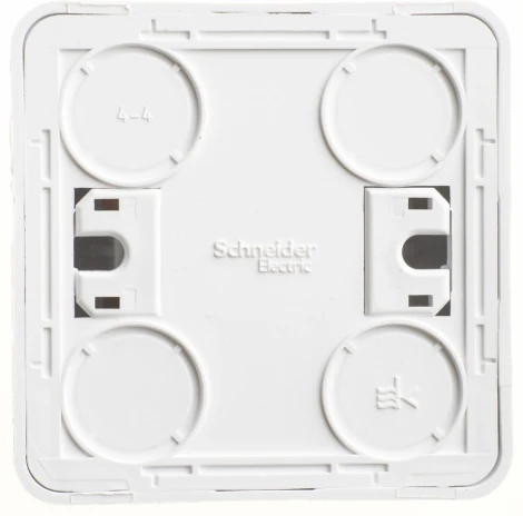 Выключатель накладной одноклавишный с подсветкой (белый) Systeme Electric BA10-005B