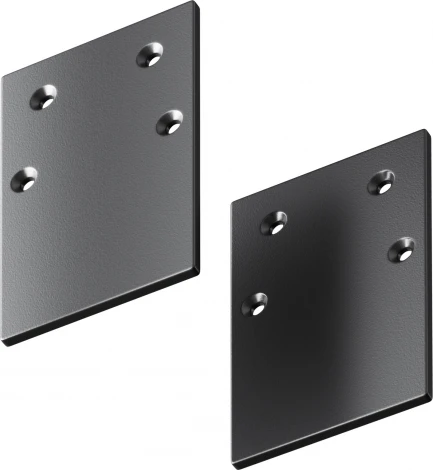 Заглушка торцевая 2шт накладной черный Maytoni Accessories for tracks Gravity TRA010EC-41B