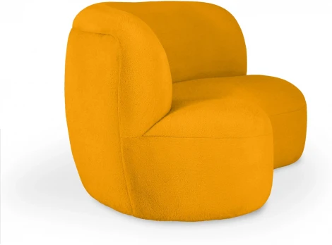 Диван Patti 1900 ОГОГО (арт.860168), (Мех/Оранжевый)