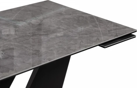 Керамический стол Бор 180 (Бор 180(240)х90х78 baolai / черный) Woodville арт.588043