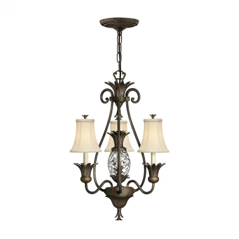 Подвесная люстра Hinkley Plantation HK/PLANT3 PZ (220V, на цепи)