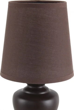 Настольная лампа Lumion Bianka 8162/1T черный, керамика/текстиль E14 1*40W 220V (выключатель)