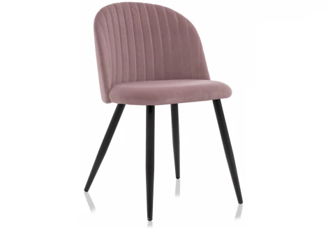 Стул Woodville на металлокаркасе Gabi 1 light purple / black 15085