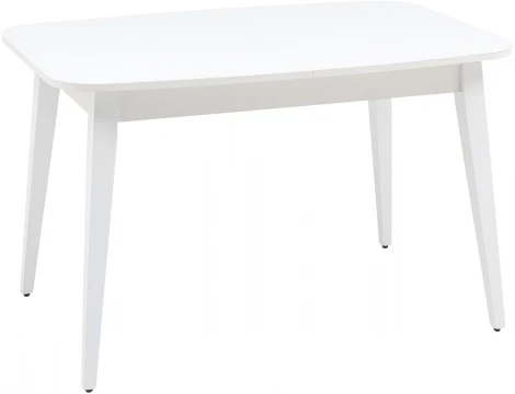 Стол обеденный раскладной 120-160*80 белый матовый Stool Group Берлин УТ000036186